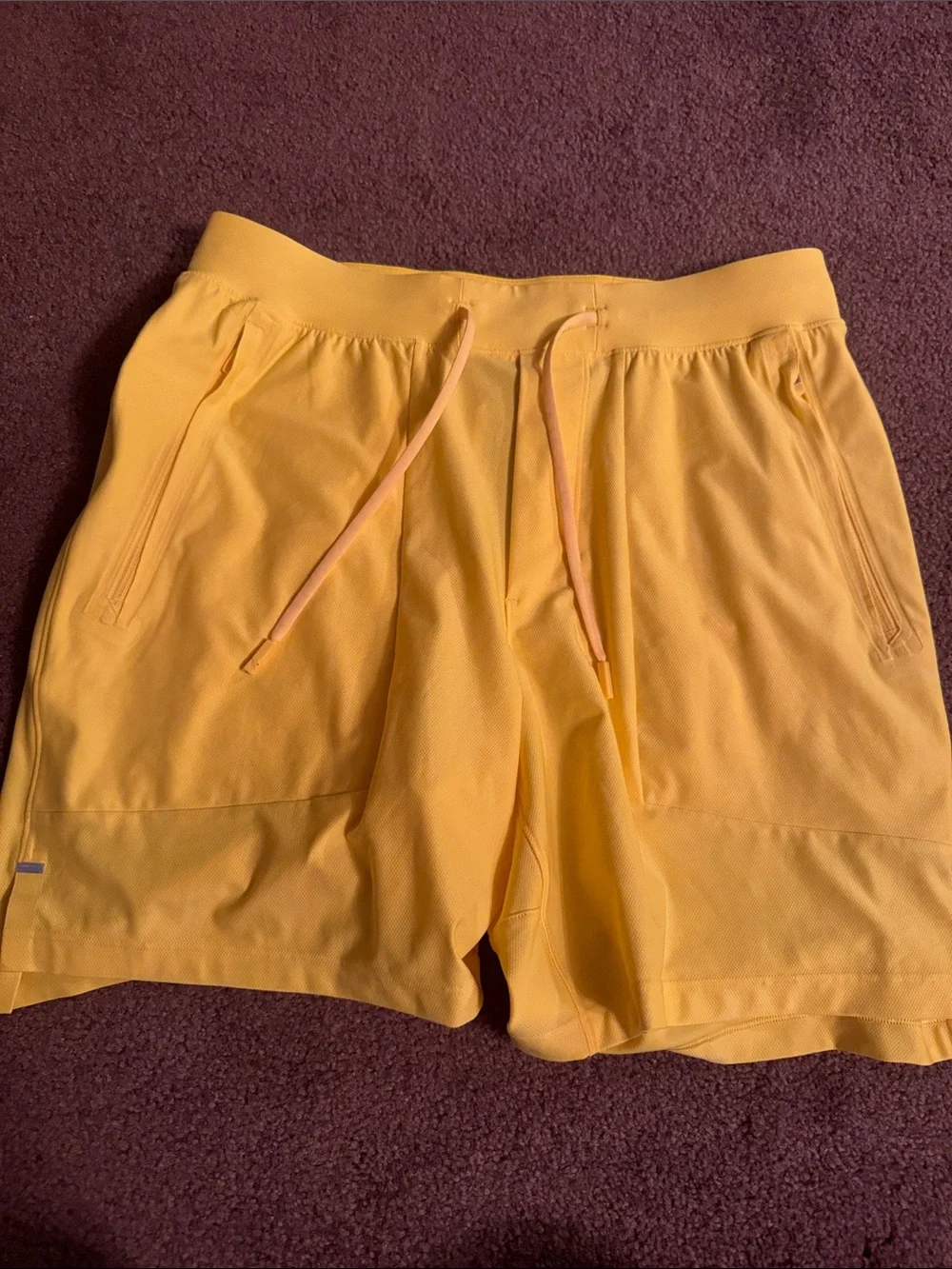 lululemon athletica Bright Yellow Performance Shorts